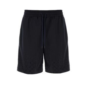Gucci Men Midnight Blue Polyester Bermuda Shorts
